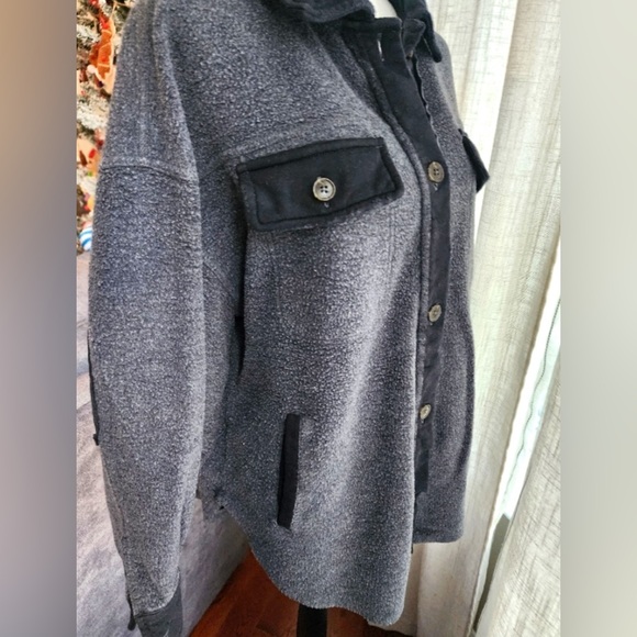 Free People Ruby Jacket in Washed Black, Size Small - Picture 6 of 7